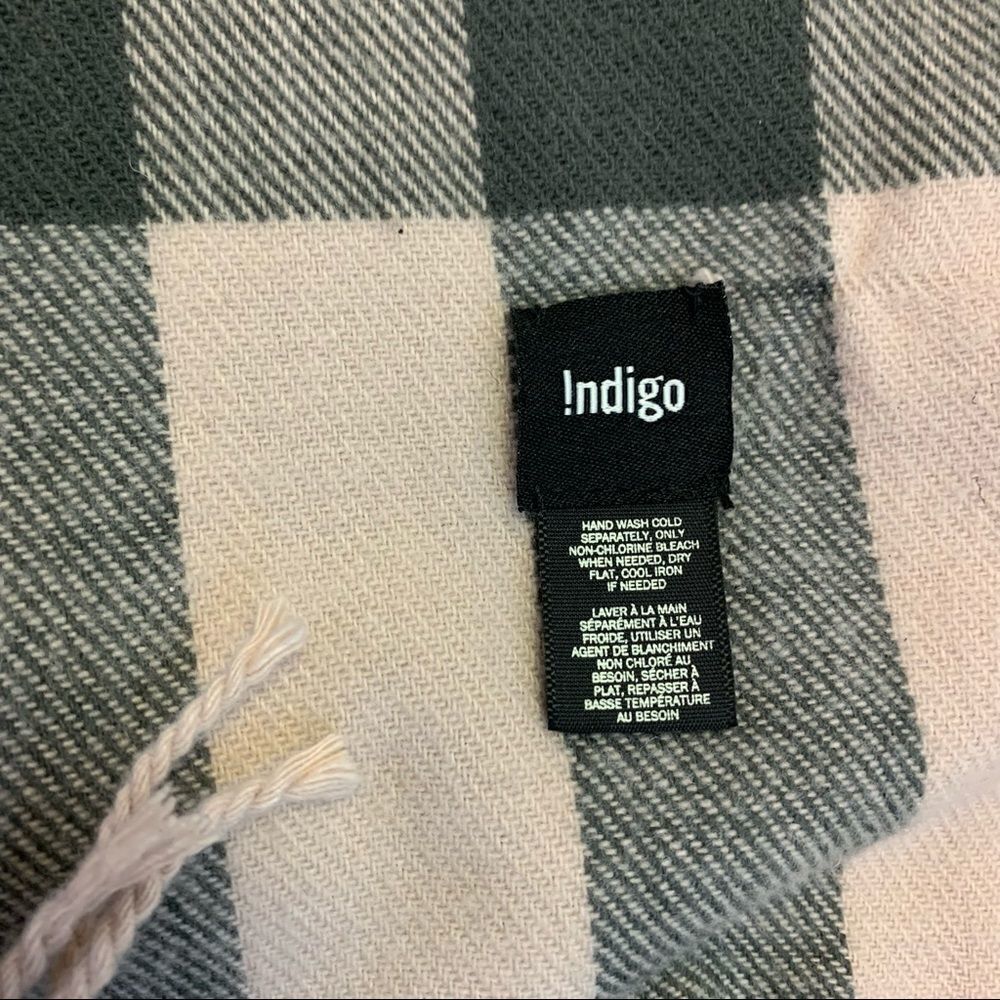 INDIGO pastel dusty rose pink burgundy gray fall winter warm soft blanket scarf - Picture 6 of 9
